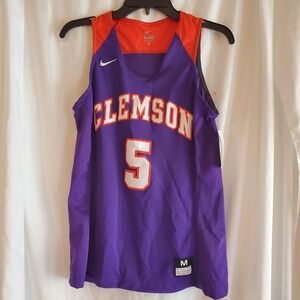 Nike Clemson Tigers Elite Enforcer Basketball Jersey Women's M Purple #5 Nwt